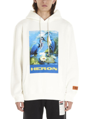 Heron Preston Graphic Logo Print Hoodie