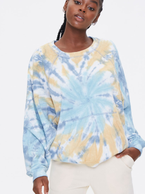 Fleece Tie-dye Sweatshirt