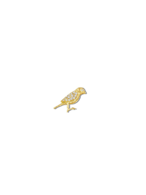 Wonderland Lovebird Diamond Stud – Right