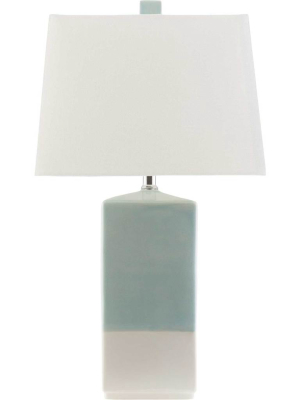 Malva Table Lamp Aqua/ivory/cream