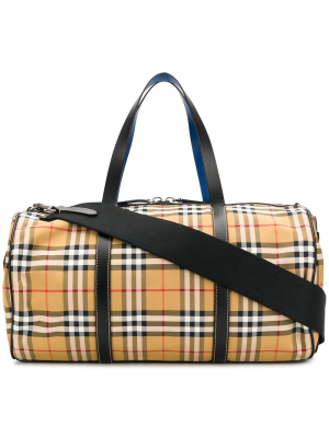 Burberry Kennedy Vintage Check Duffle Bag