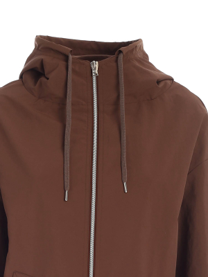 Herno Hooded Zip-up Coat