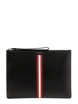 Bally Stripe-detailed Clutch Bag