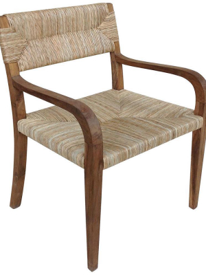 Noir Bowie Teak Armchair