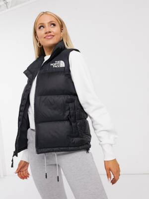 The North Face 1996 Retro Nuptse Tank In Black