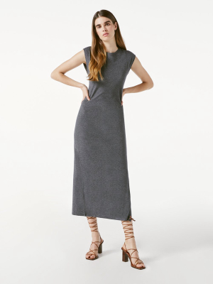 Le Muscle Maxi Dress -- Charcoal Heather