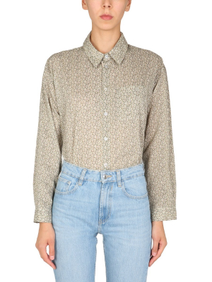 A.p.c. Graphic Print Classic Collar Shirt