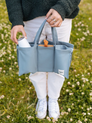 Ice Blue Vin One Bottle Tote