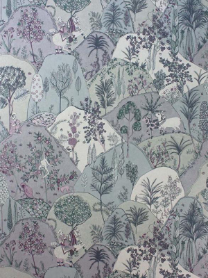 Aravali Wallpaper In Lilac By Matthew Williamson For Osborne & Little