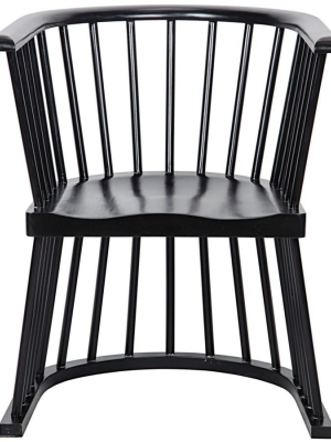 Bolah Chair, Hand Rubbed Black