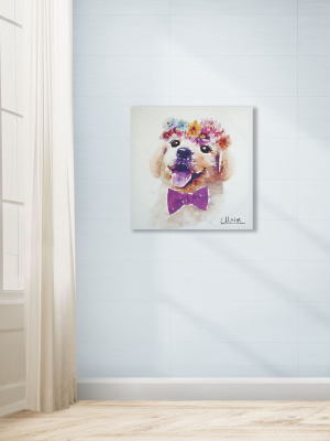 Puppy Canvas Art Wall Decor 60 X 60