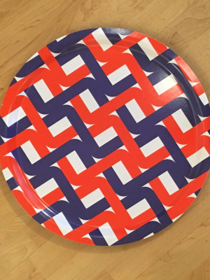 Round Tray, Pattern 1 - Jim Isermann @ Placewares