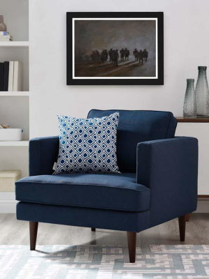 Agatha Upholstered Fabric Armchair