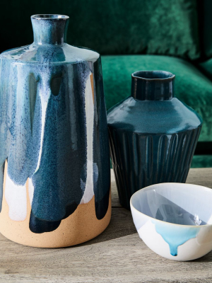 Pintura Dark Blue Vase