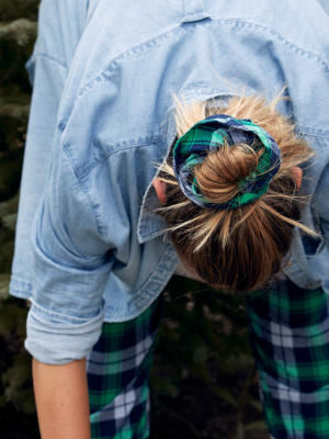 Aerie Flannel Scrunchie