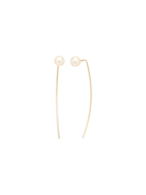 14k Pearl Long Wire Threader