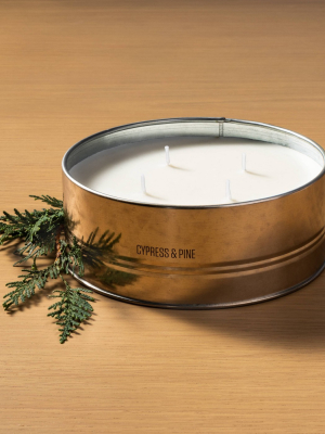 Holiday Tin Candle Cypress & Pine - Hearth & Hand™ With Magnolia