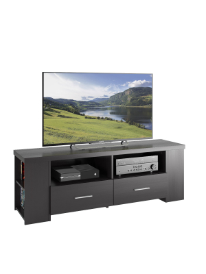 Bromley Ravenwood Tv Component Bench Black 60" - Sonax