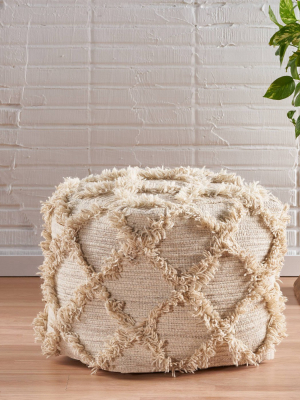 Jucar Moroccan Inspired Pouf - Christopher Knight Home