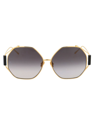 Linda Farrow Marie Oversized Sunglasses