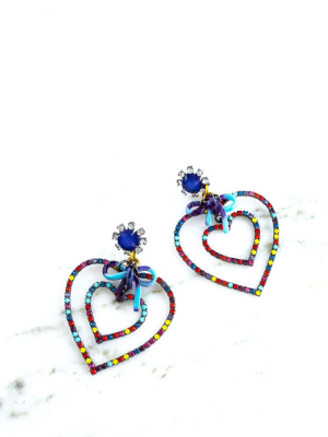 Rainbow Rosie Earrings