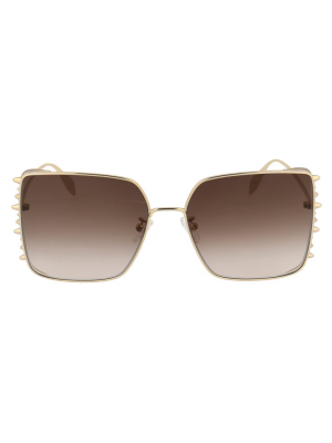 Alexander Mcqueen Eyewear Square Frame Sunglasses