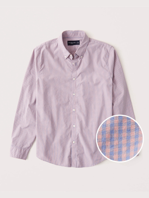 Poplin Button-up Shirt