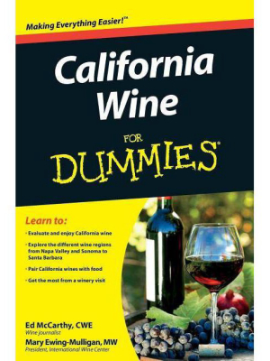 California Wine Fd - (for Dummies) By Ed Mccarthy & Mary Ewing-mulligan (paperback)