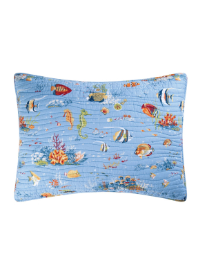 C&f Home 20" X 26" Reef Paradise Standard Sham