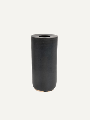 Cylindrical Pottery Vase