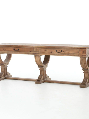 Sergio Console Table - Bleached Pine