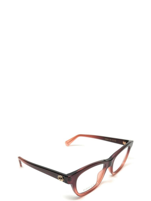 Gucci Eyewear Rectangular Frame Glasses