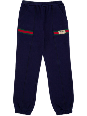 Gucci Kids Logo Label Jogging Pants