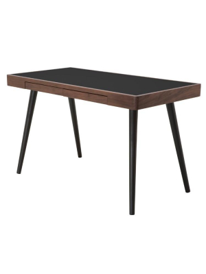 Nuevo Matte Desk Table - Black