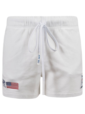 Autry Logo Embroidered Drawstring Shorts