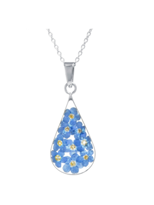 Fashion Necklace Sterling Blue