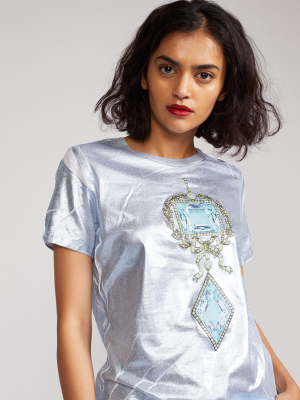 Jewel Metallic Tee