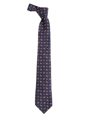 Etro Allover Print Tie