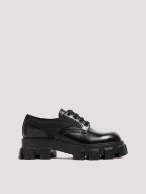 Prada Monolith Lace-up Shoes