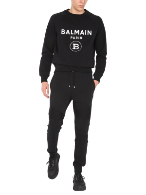 Balmain Logo Drawstring Jogging Pants