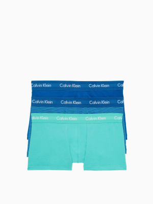 Cotton Stretch 3 Pack Low Rise Trunk