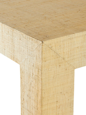 Quinn Raffia Console