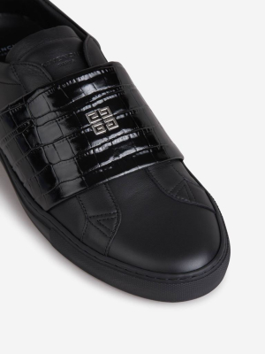 Givenchy Logo Embossed Slip-on Sneakers