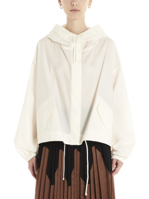 Jil Sander Oversized Hooded Rain Jacket