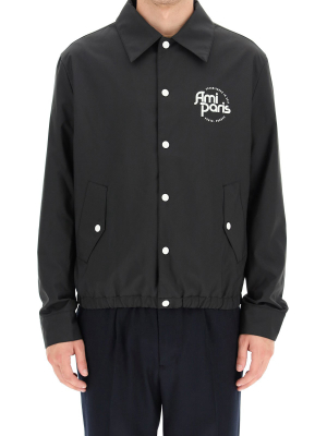 Ami Logo Printed Jacket