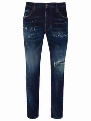 Dsquared2 Mid-rise Ripped Slim Fit Jeans