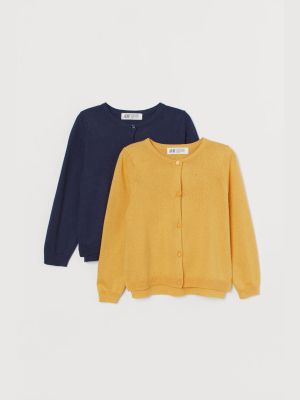 2-pack Cotton Cardigans