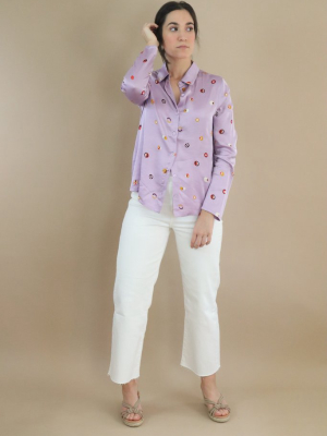 Swedish Dots Shirt – Purple