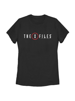 Women's The X-files Iconic Logo T-shirt