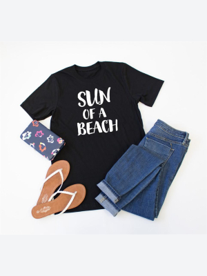 Sun Of A Beach Crew Neck Tee